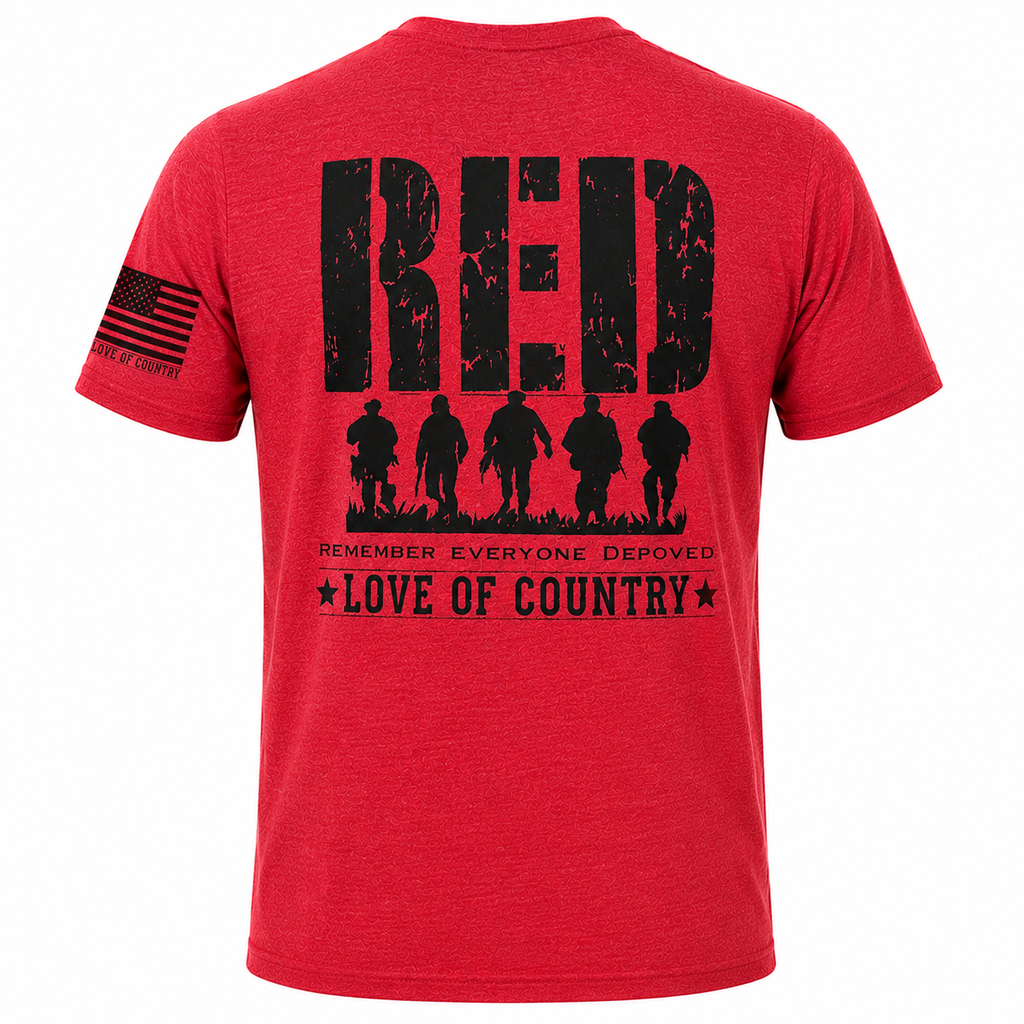R.E.D. Friday Remember Everyone Deployed Tee | Love of Country